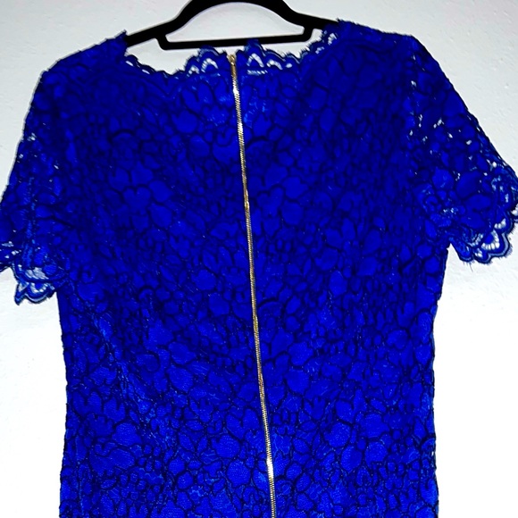 Calvin Klein - Royal Blue with black edging Lace Dress! - Picture 6 of 10